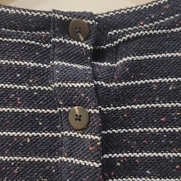 LOFT Striped Button Back Swing Dress - Picture 5 of 8